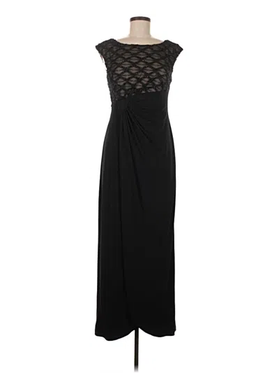 Pre-owned Connected Apparel Cocktail Dress In Black
