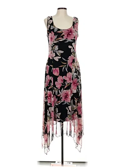 Pre-owned Connected Apparel Cocktail Dress In Black