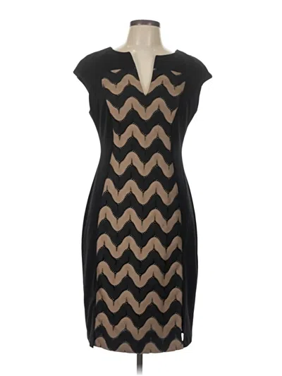 Pre-owned Connected Apparel Cocktail Dress In Black