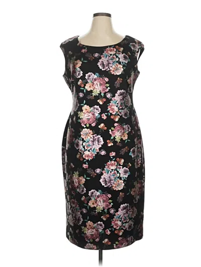 Pre-owned Connected Apparel Cocktail Dress In Black