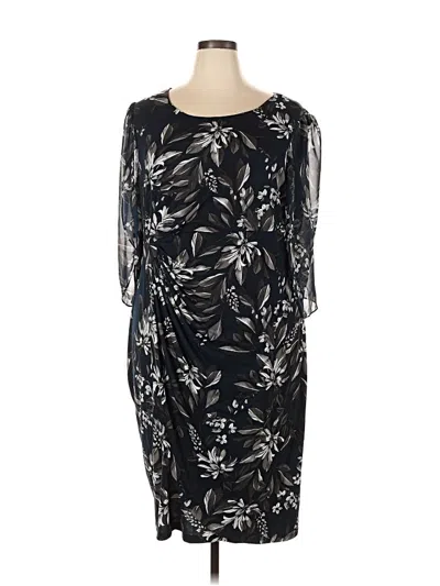 Pre-owned Connected Apparel Cocktail Dress In Black