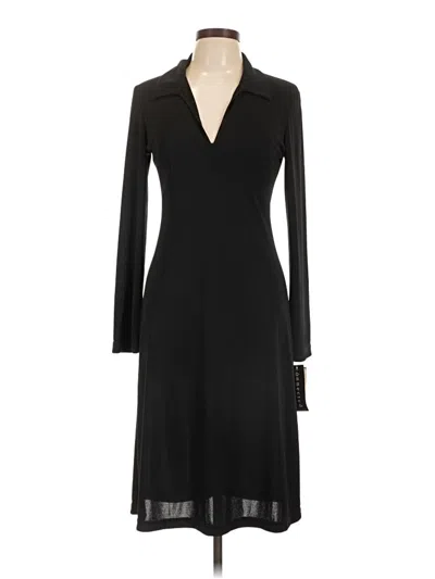 Pre-owned Connected Apparel Cocktail Dress In Black