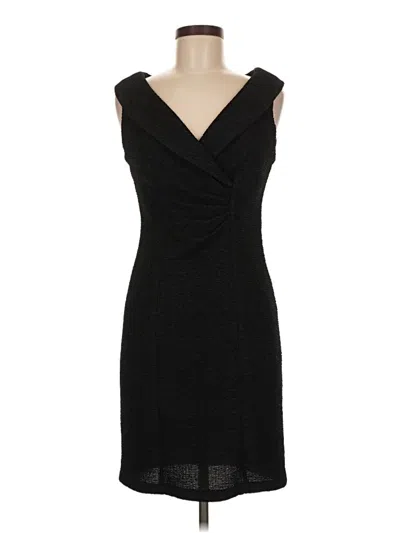 Pre-owned Connected Apparel Cocktail Dress In Black