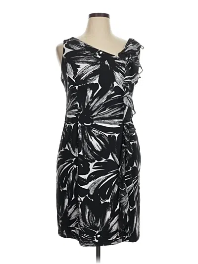 Pre-owned Connected Apparel Cocktail Dress In Black