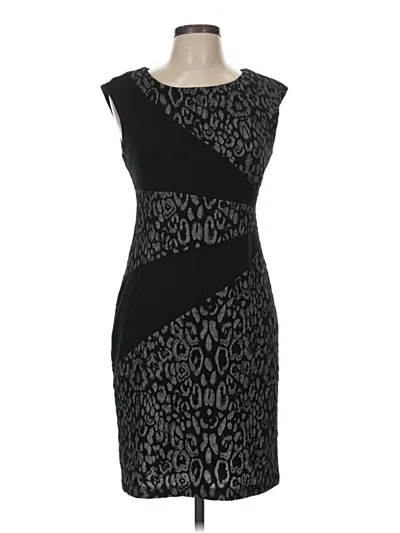 Pre-owned Connected Apparel Cocktail Dress In Black