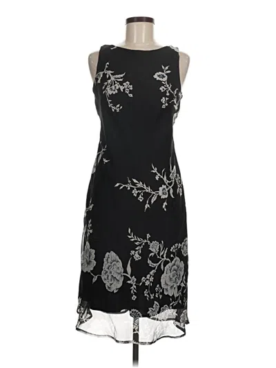 Pre-owned Connected Apparel Cocktail Dress In Black