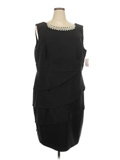 Pre-owned Connected Apparel Cocktail Dress In Black