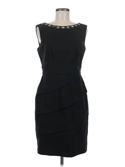 Pre-owned Connected Apparel Cocktail Dress In Black