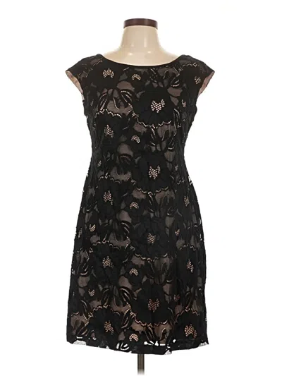 Pre-owned Connected Apparel Cocktail Dress In Black