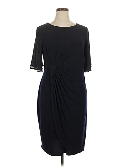 Pre-owned Connected Apparel Cocktail Dress In Black