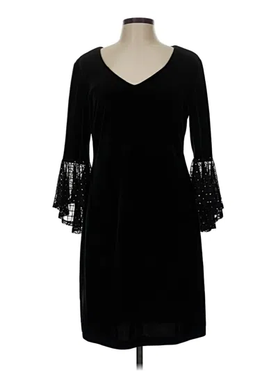 Pre-owned Connected Apparel Cocktail Dress In Black
