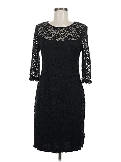 Pre-owned Connected Apparel Cocktail Dress In Black