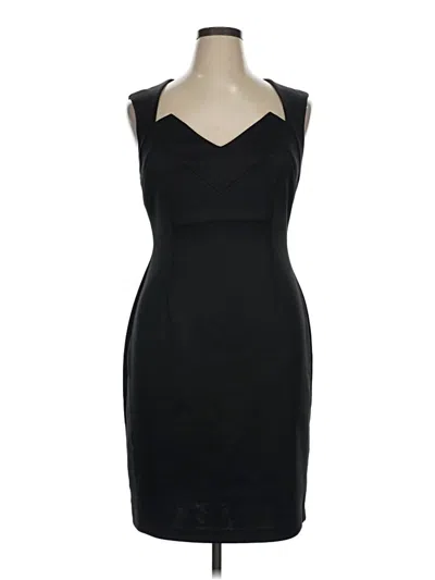 Pre-owned Connected Apparel Cocktail Dress In Black