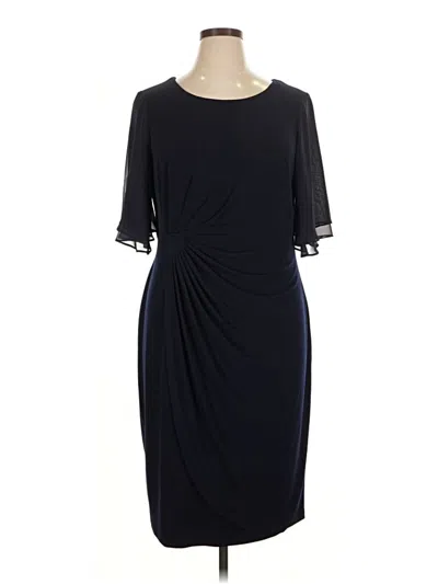 Pre-owned Connected Apparel Cocktail Dress In Black