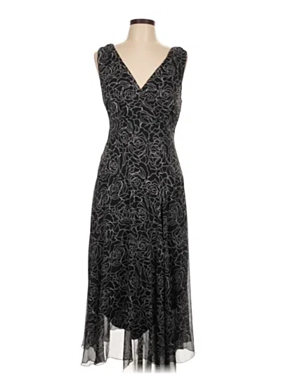 Pre-owned Connected Apparel Cocktail Dress In Black