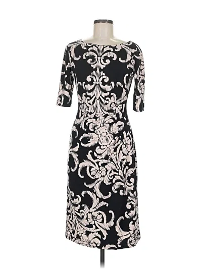 Pre-owned Connected Apparel Cocktail Dress In Black