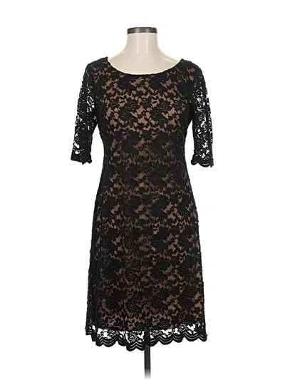 Pre-owned Connected Apparel Cocktail Dress In Black
