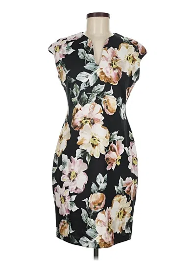 Pre-owned Connected Apparel Cocktail Dress In Black