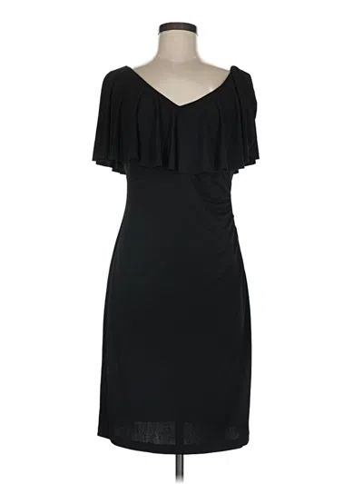 Pre-owned Connected Apparel Cocktail Dress In Black