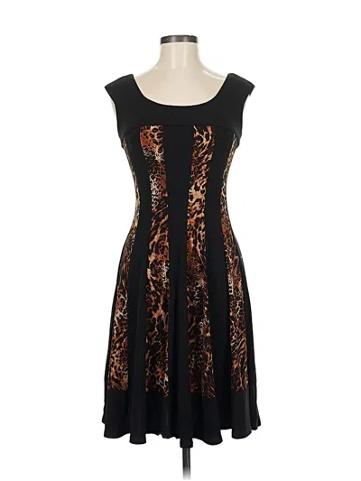 Pre-owned Connected Apparel Cocktail Dress In Black