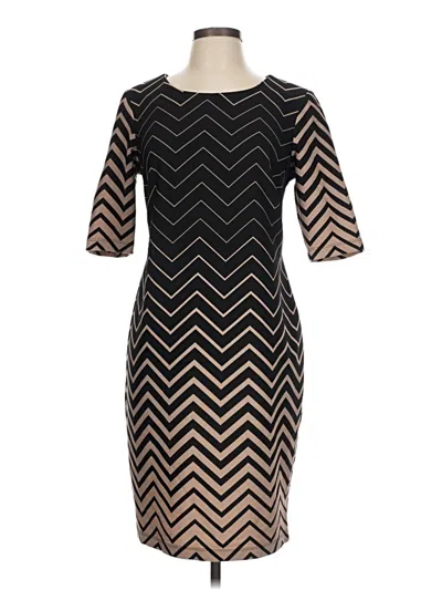 Pre-owned Connected Apparel Cocktail Dress In Black