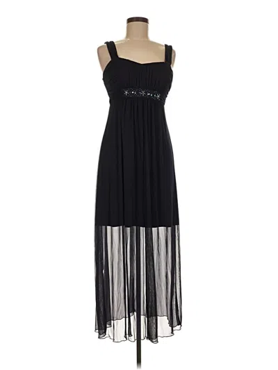 Pre-owned Connected Apparel Cocktail Dress In Black