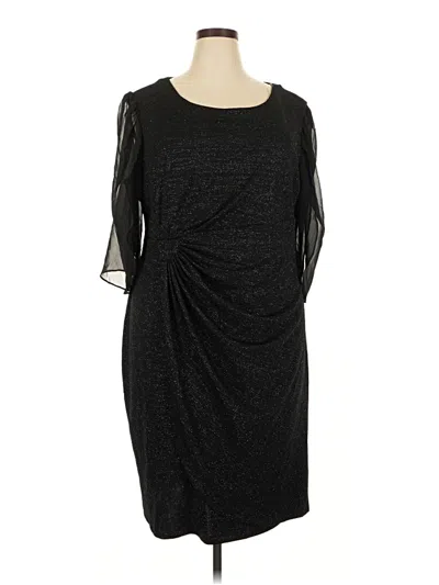 Pre-owned Connected Apparel Cocktail Dress In Black