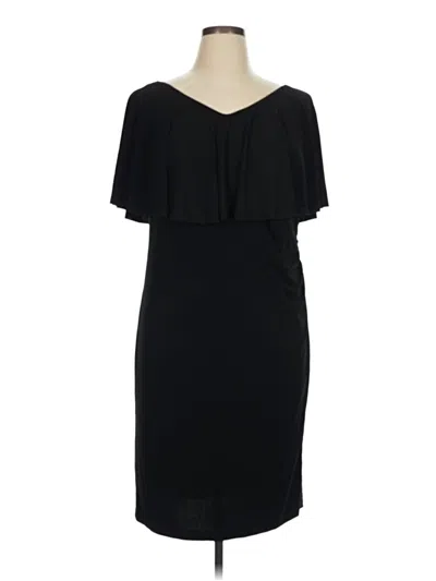 Pre-owned Connected Apparel Cocktail Dress In Black