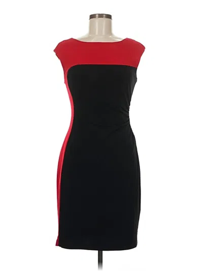 Pre-owned Connected Apparel Cocktail Dress In Black