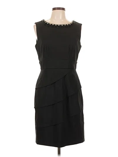 Pre-owned Connected Apparel Cocktail Dress In Black