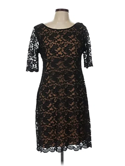 Pre-owned Connected Apparel Cocktail Dress In Black