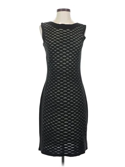 Pre-owned Connected Apparel Cocktail Dress In Black