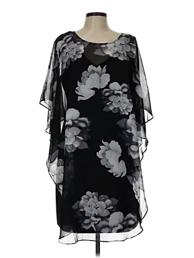 Pre-owned Connected Apparel Cocktail Dress In Black