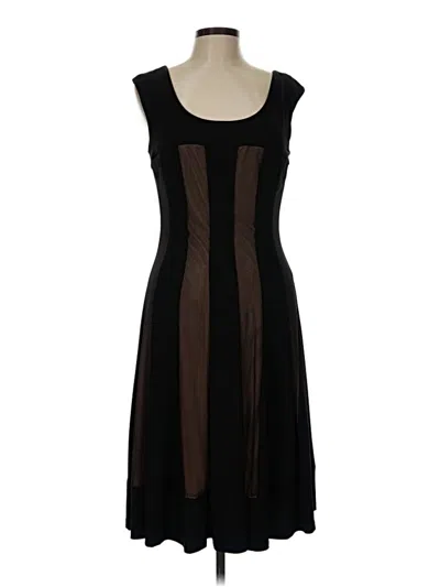 Pre-owned Connected Apparel Cocktail Dress In Black
