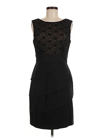 Pre-owned Connected Apparel Cocktail Dress In Black
