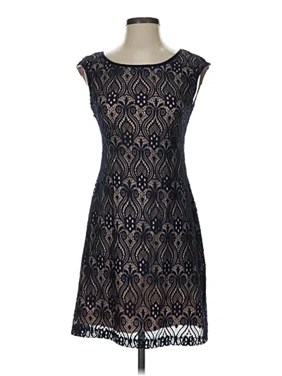 Pre-owned Connected Apparel Cocktail Dress In Black