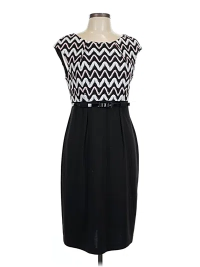 Pre-owned Connected Apparel Cocktail Dress In Black