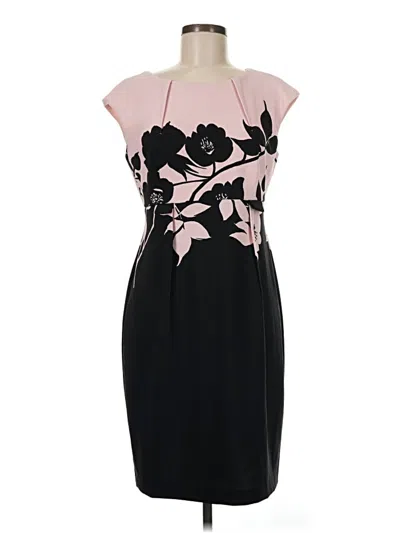 Pre-owned Connected Apparel Cocktail Dress In Black