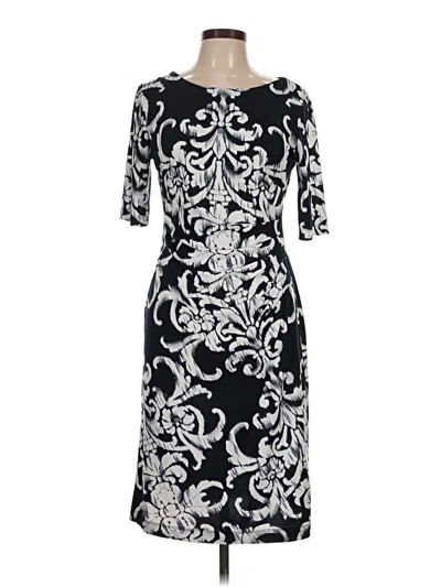 Pre-owned Connected Apparel Cocktail Dress In Black