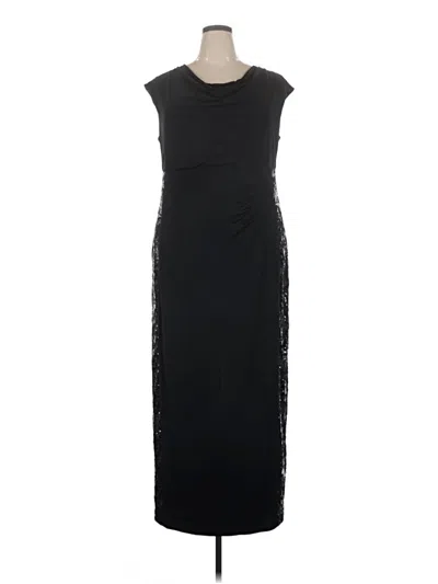 Pre-owned Connected Apparel Cocktail Dress In Black