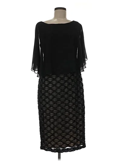 Pre-owned Connected Apparel Cocktail Dress In Black