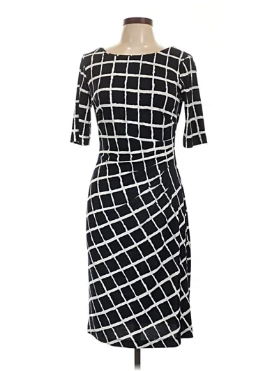 Pre-owned Connected Apparel Cocktail Dress In Black