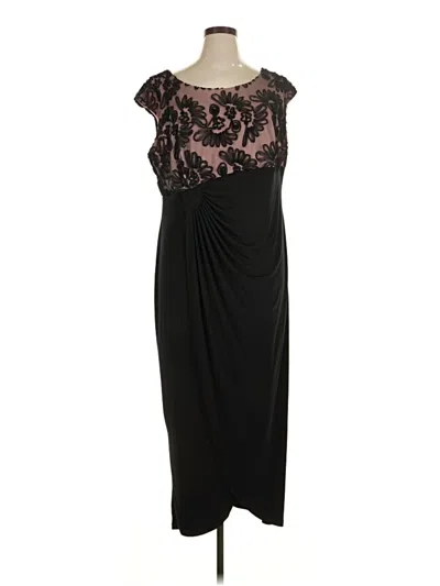 Pre-owned Connected Apparel Cocktail Dress In Black