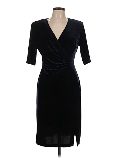 Pre-owned Connected Apparel Cocktail Dress In Black