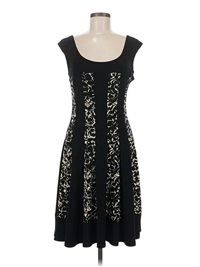 Pre-owned Connected Apparel Cocktail Dress In Black