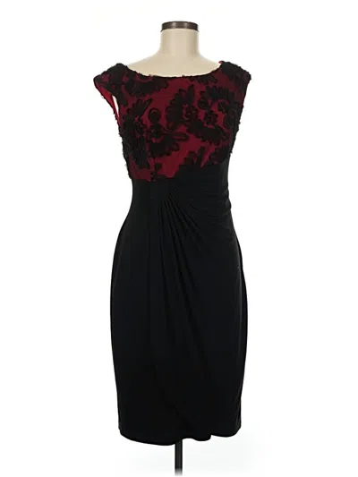Pre-owned Connected Apparel Cocktail Dress In Black