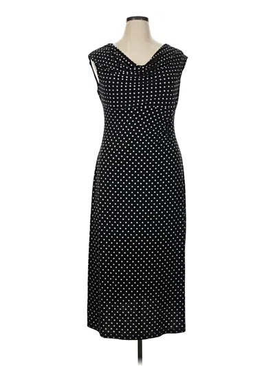 Pre-owned Connected Apparel Cocktail Dress In Black