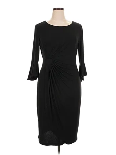 Pre-owned Connected Apparel Cocktail Dress In Black