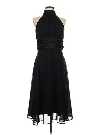 Pre-owned Connected Apparel Cocktail Dress In Black