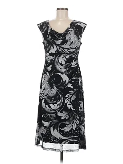 Pre-owned Connected Apparel Cocktail Dress In Black